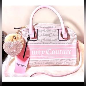Juicy Couture Handbag Pink w/ Matching Heart Wallet